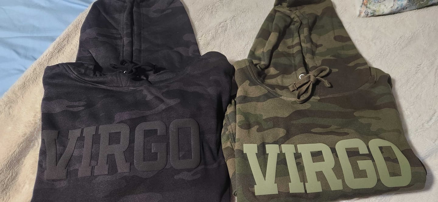 Customer photo review of Camo Puff Print Hoodie