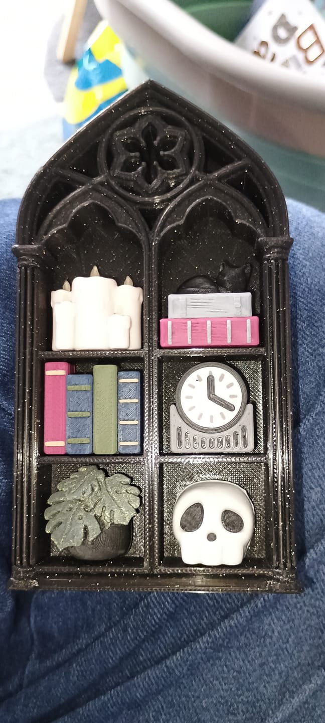 Customer photo review of Gothic Book Nook