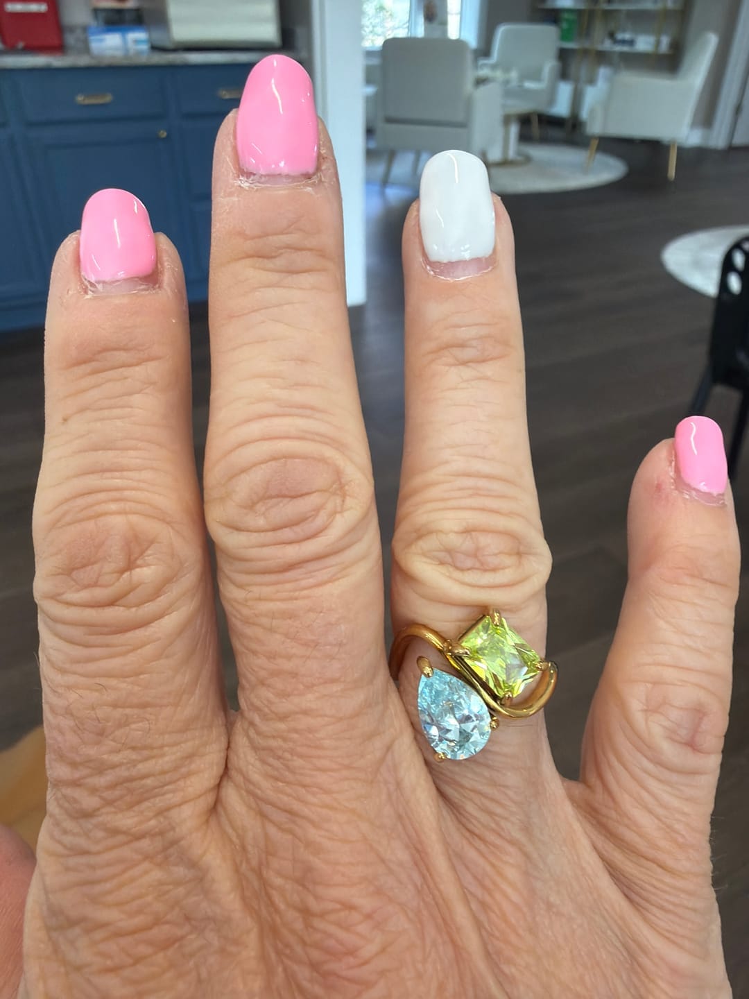 Customer photo review of Together Birthstone Ring