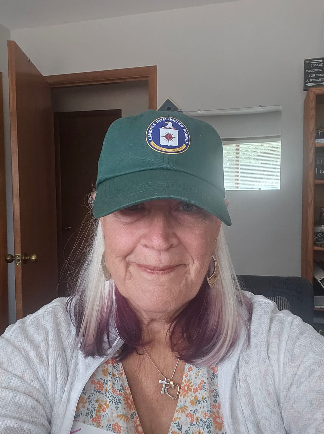 Customer photo review of Candace Intelligence Agency Hat
