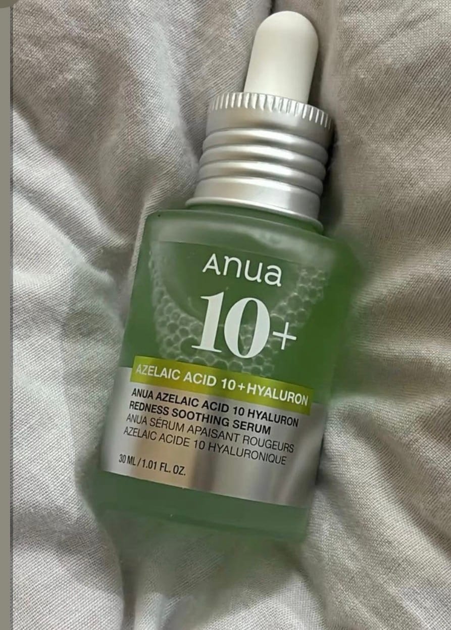 Customer photo review of سيروم ملطف للبشرة بحمض الأزيليك وحمض الهيالورونيك من انوا - 30 مل