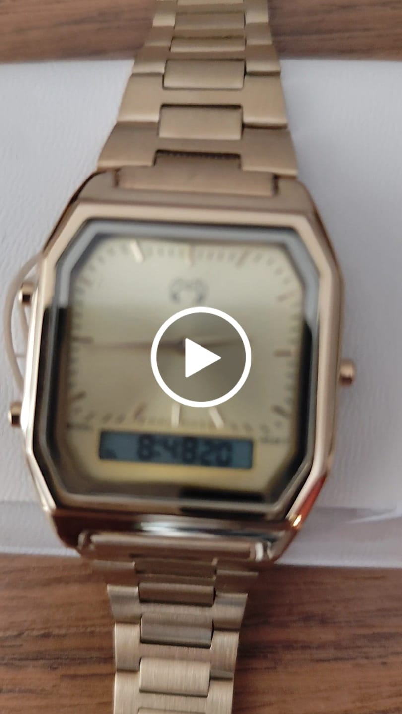 Customer video review of Reloj Vintage Retro ~ GoldPassion