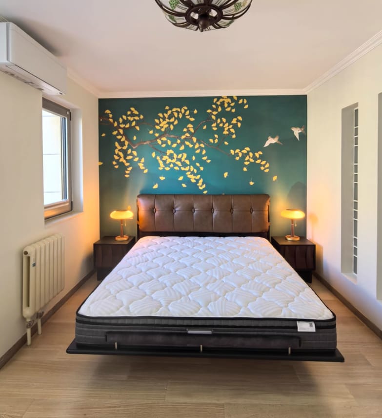 Customer photo review of Table Lamp, Matsutake Mushroom Glass Shade, Amber or White, G9 Plug-In