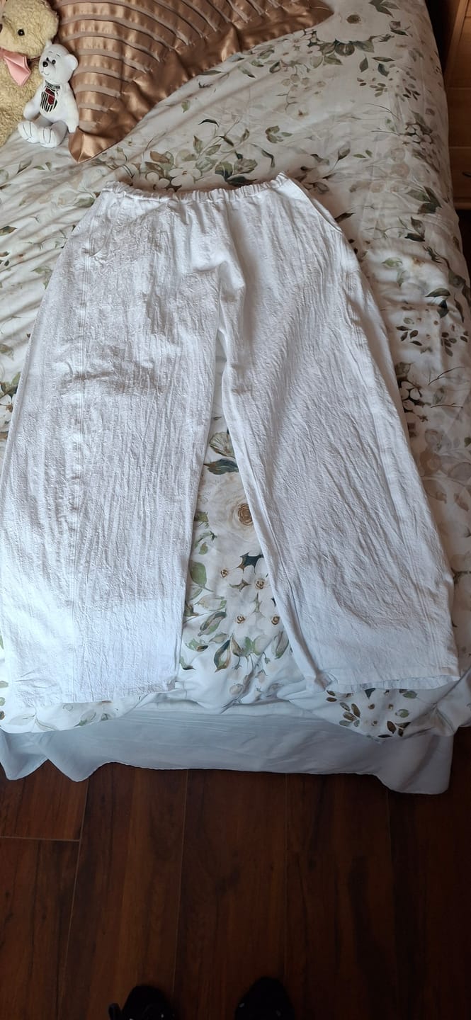 Customer photo review of Linen Feel 100% Cotton Fabric