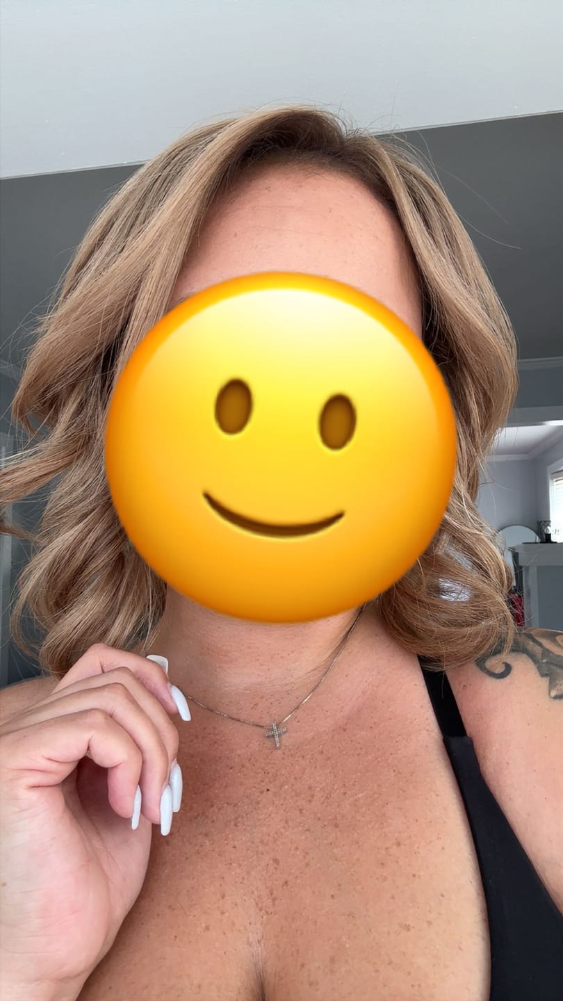 Customer photo review of Stone Blonde // Illusion Lace Topper