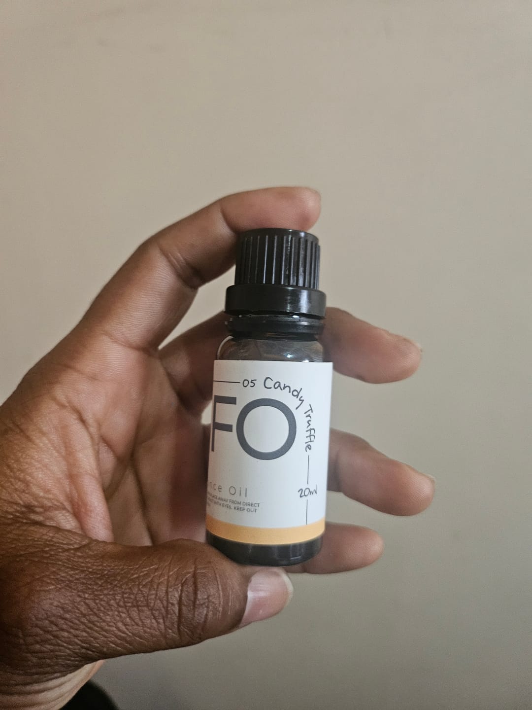Customer photo review of Candy Truffle Fragrance Oil