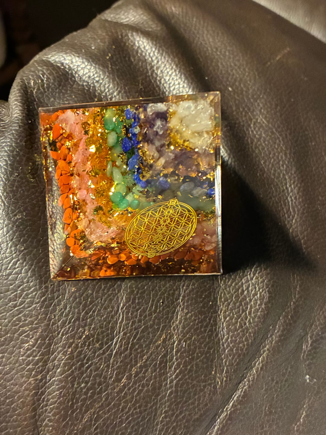 Customer photo review of 7 Chakra Energy Pyramid