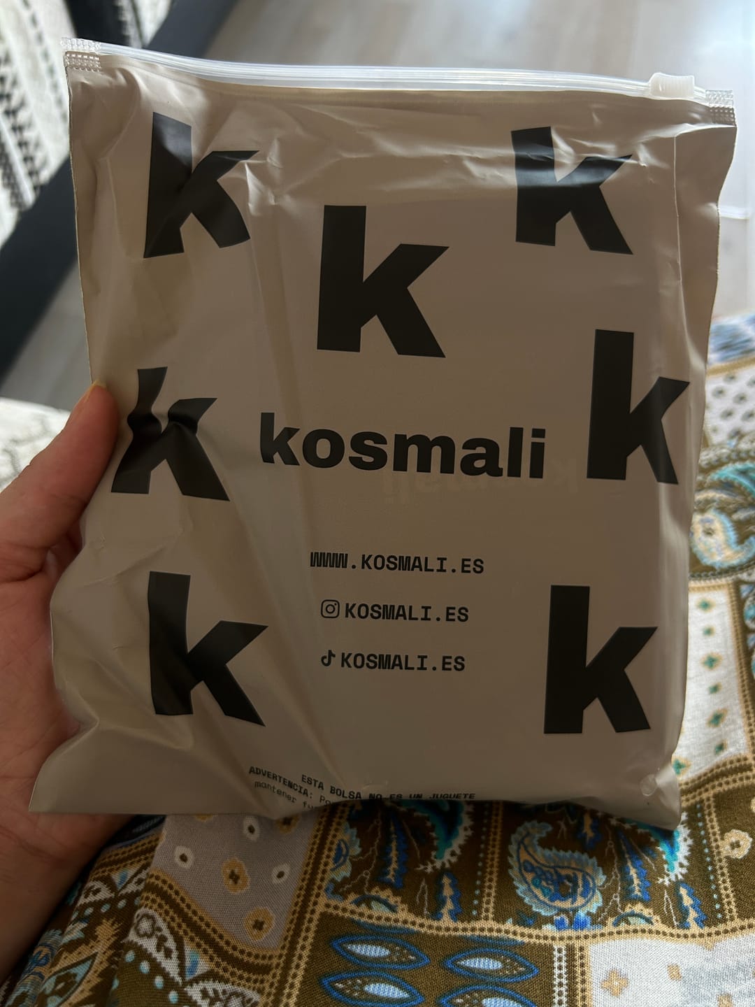 Customer photo review of KosmaLash Sérum | Crecimiento & Anticaída