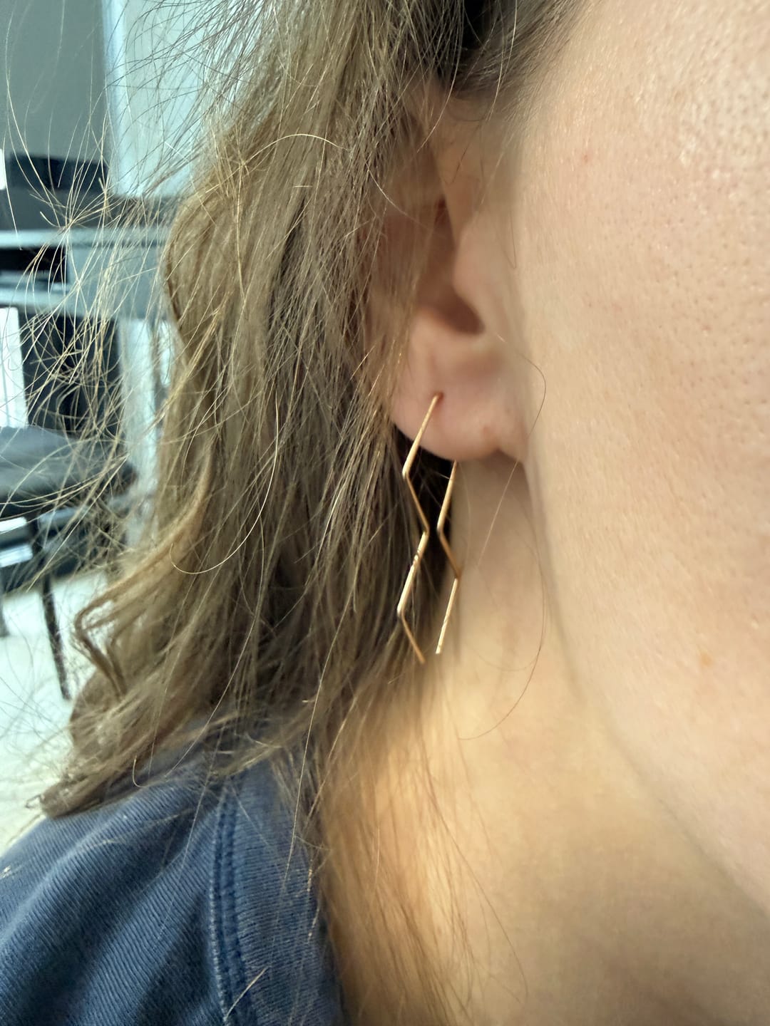 Customer photo review of Mojave Earrings