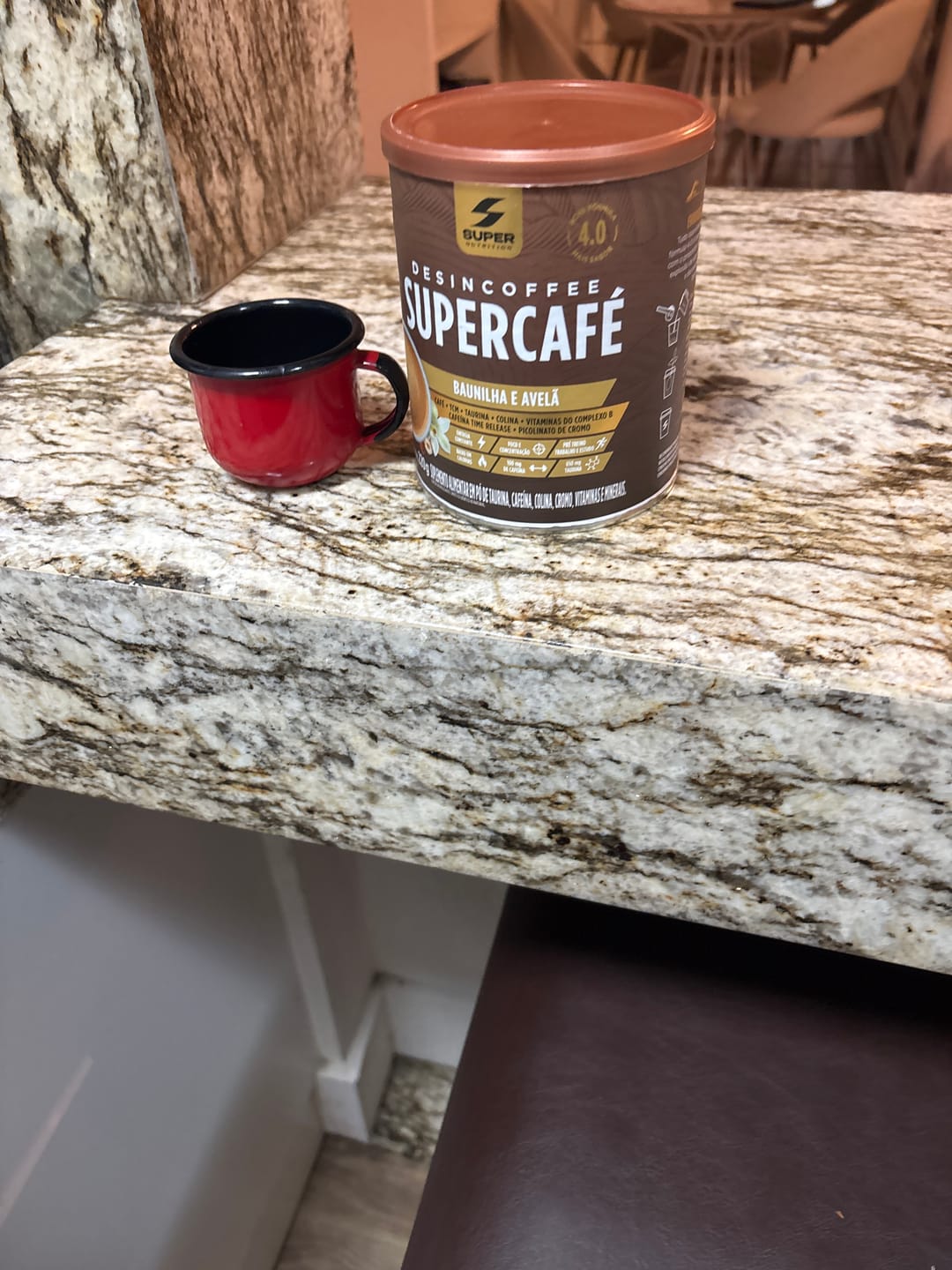 Customer photo review of Supercafé Baunilha com Avelã