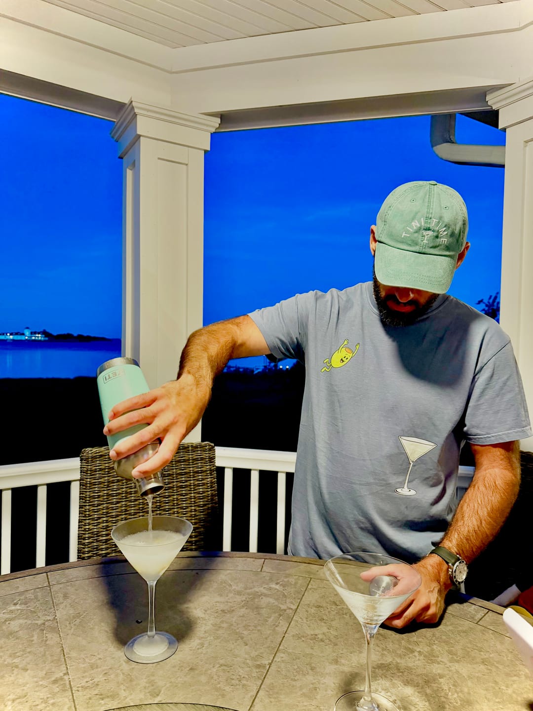 Customer photo review of Dirty Martini Dive — Premium Tee