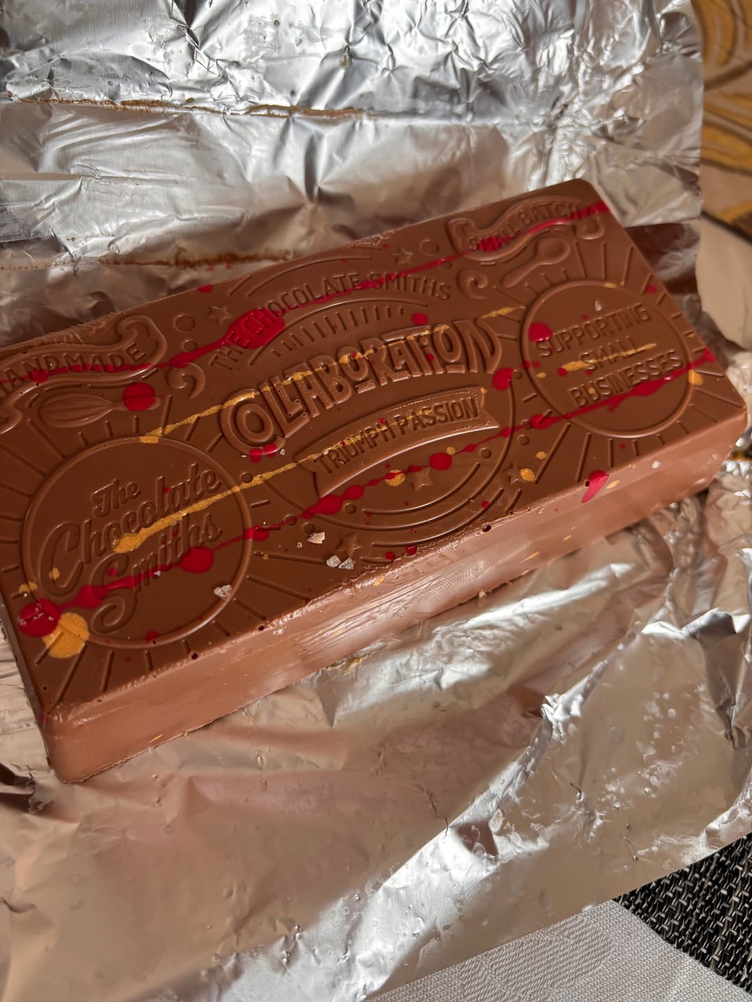 Customer photo review of The Bakineer X The Chocolate Smiths Collaboration 390g