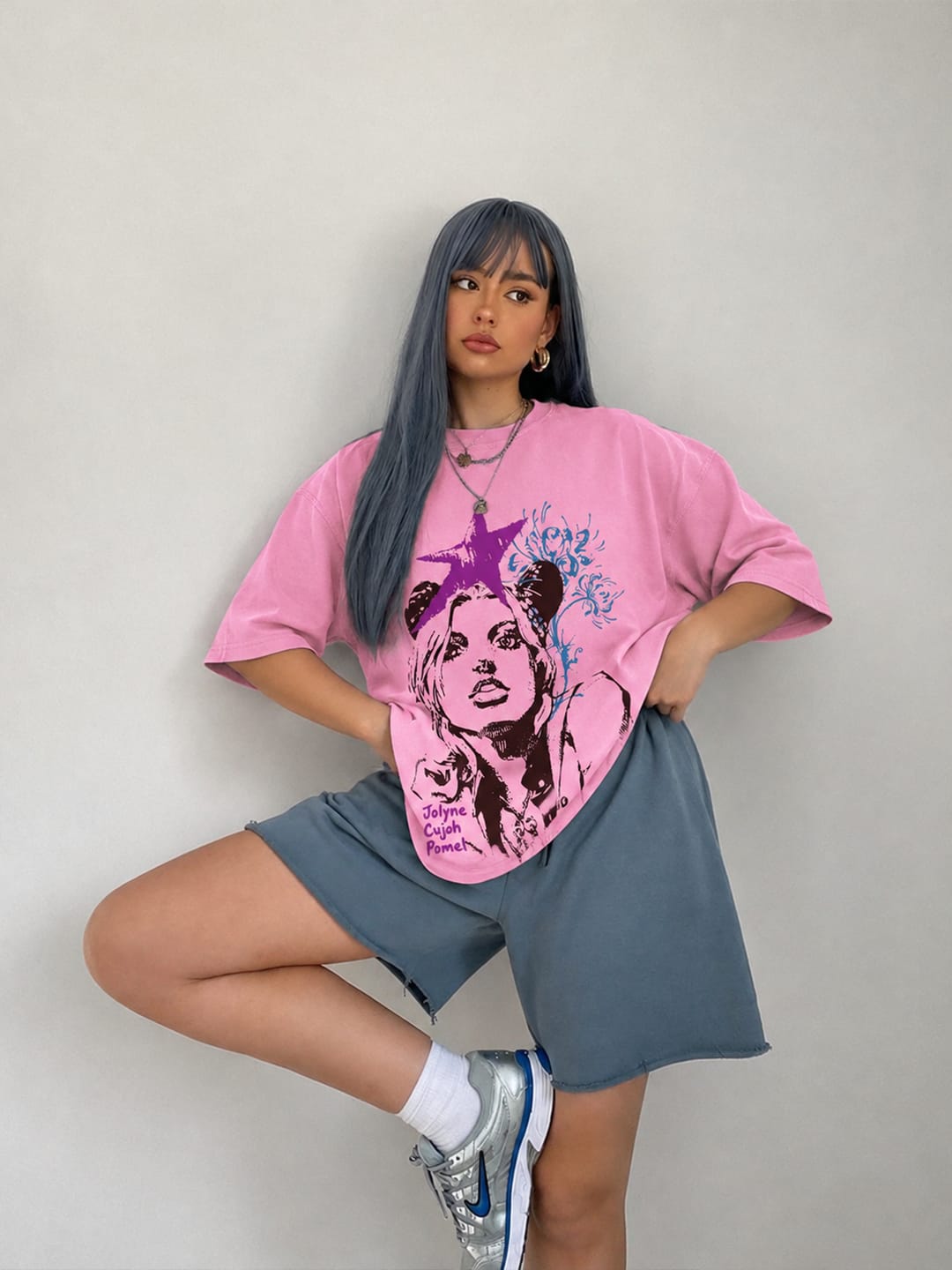 Customer photo review of STAR BLOOM LIGHT PINK TEE