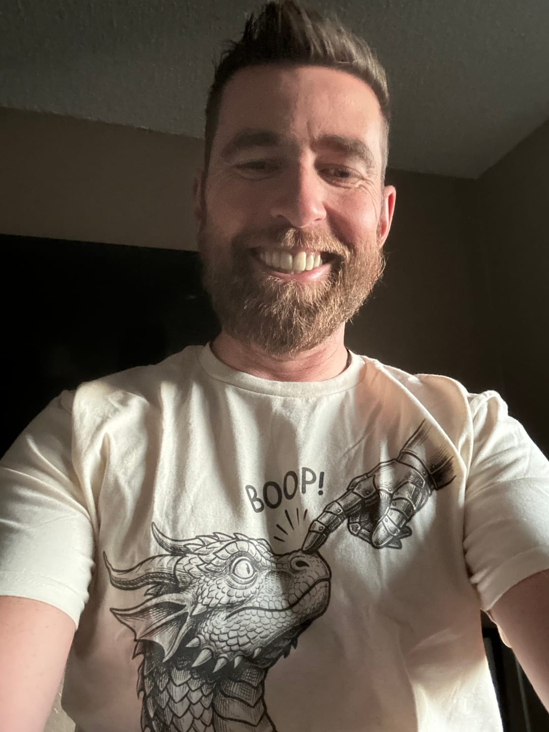 Customer photo review of Dragon Boop T-Shirt