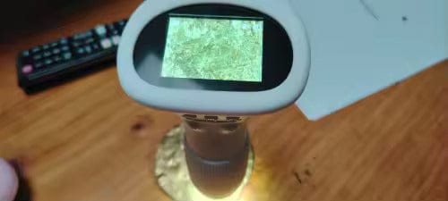Customer photo review of Kit Explorador: Microscopio Infantil Portable Digital HD + Guía de Crianza Digital 🔬✨