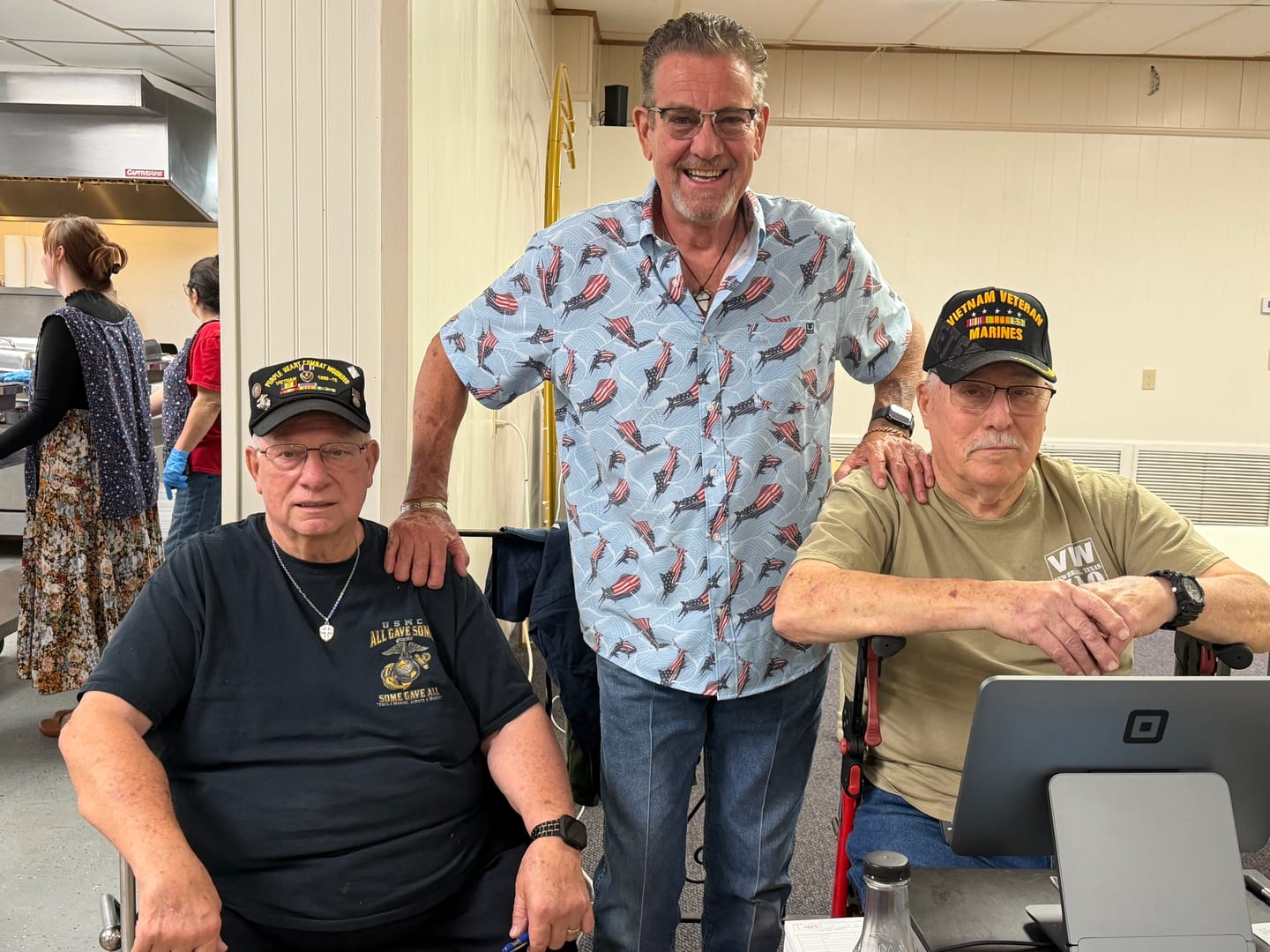 Customer photo review of Honoring All Who Served Thank You Coin