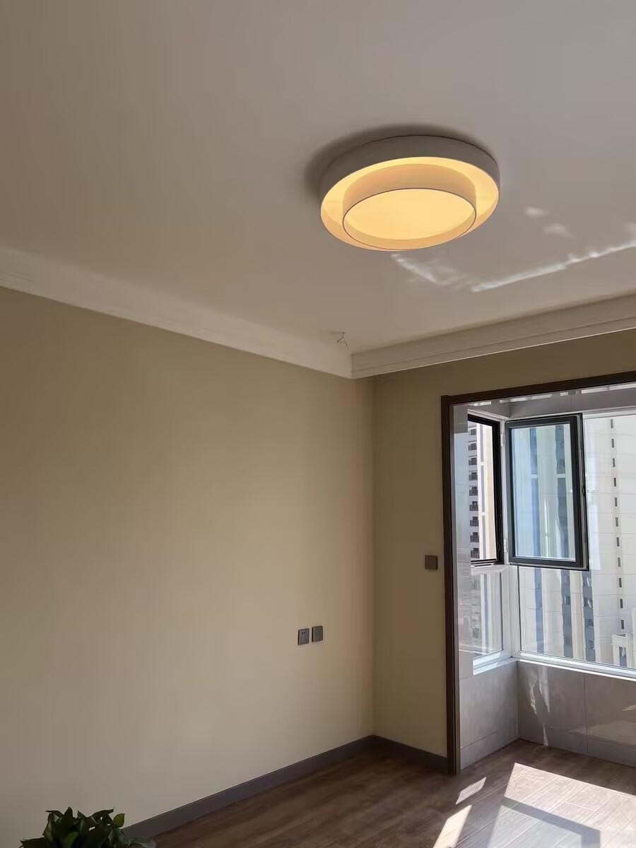 Customer photo review of Melody Ceiling Light, Cylinder Shade, Integrated LED, White Grey Black