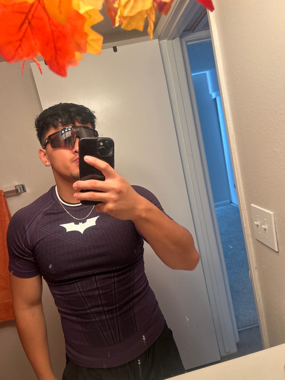 Customer photo review of 4259 - Batman Compression Tees - Purple Limited Edition - APP ONLY