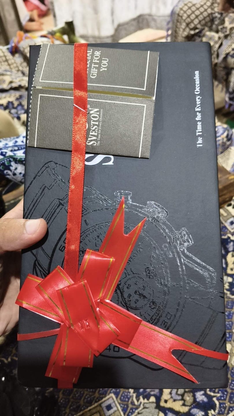 Customer photo review of Gift Wrapping