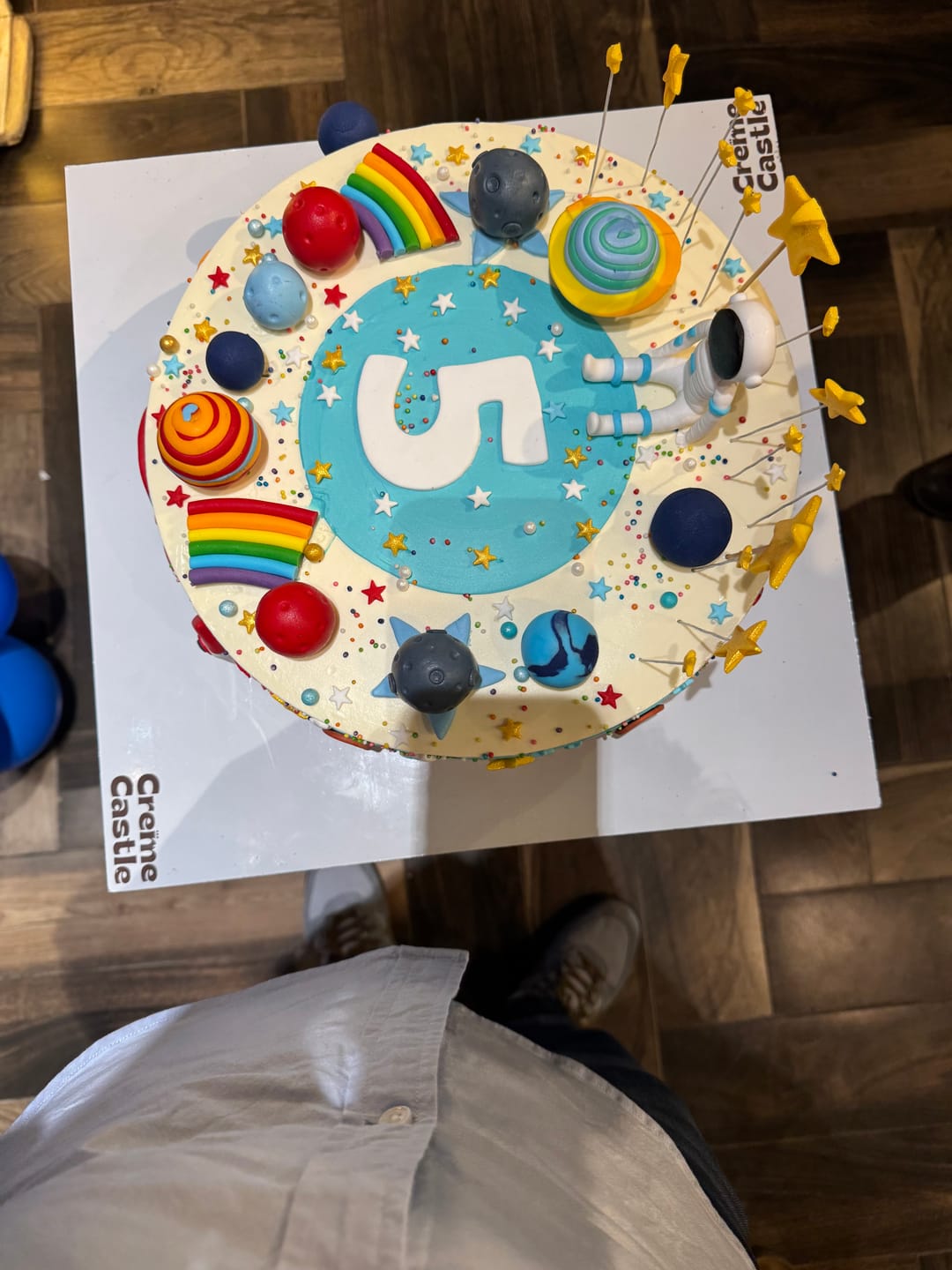 Customer photo review of Astronaut Space Cake