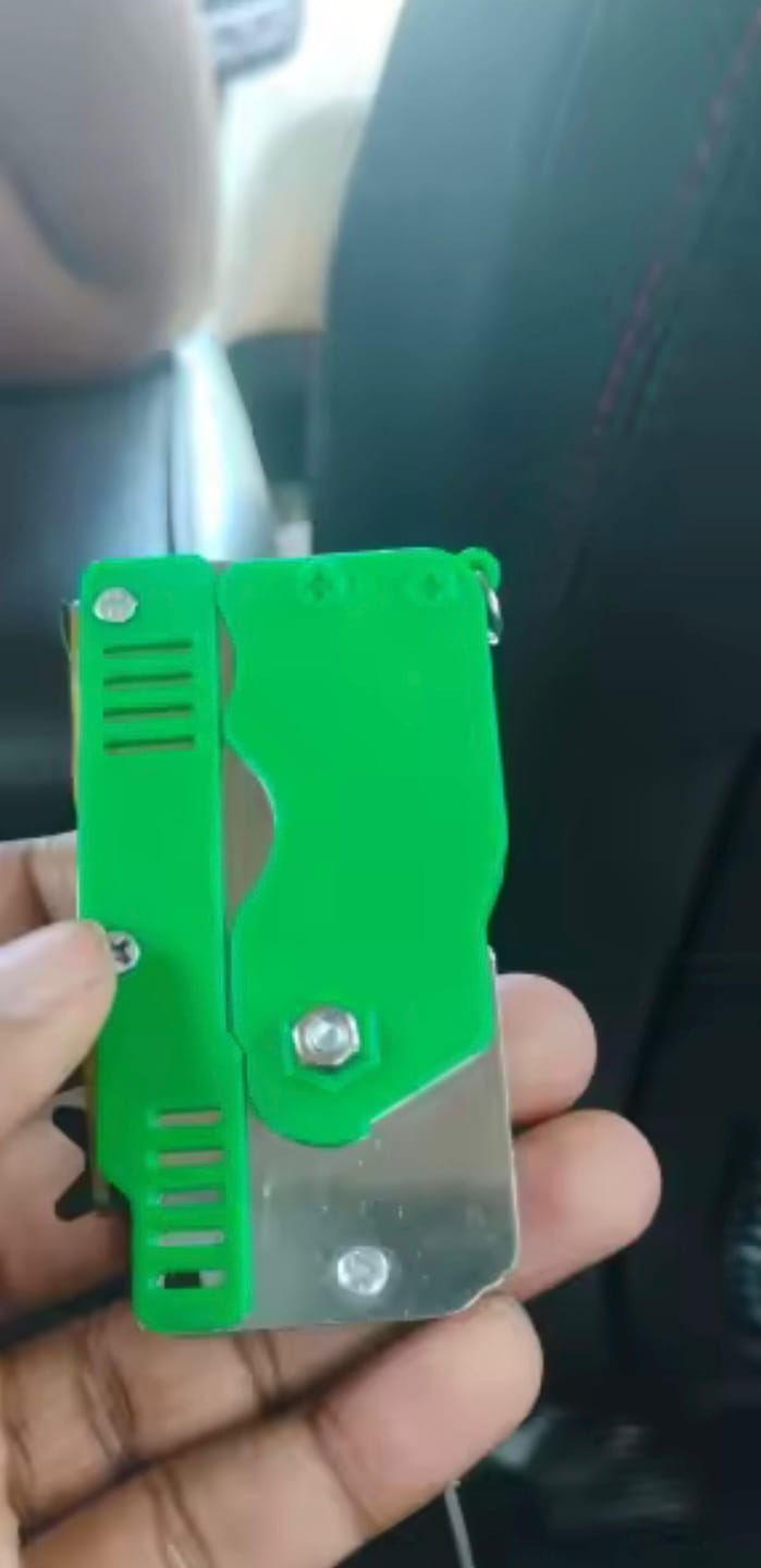 Customer photo review of Mini Pistola Lanza Ligas