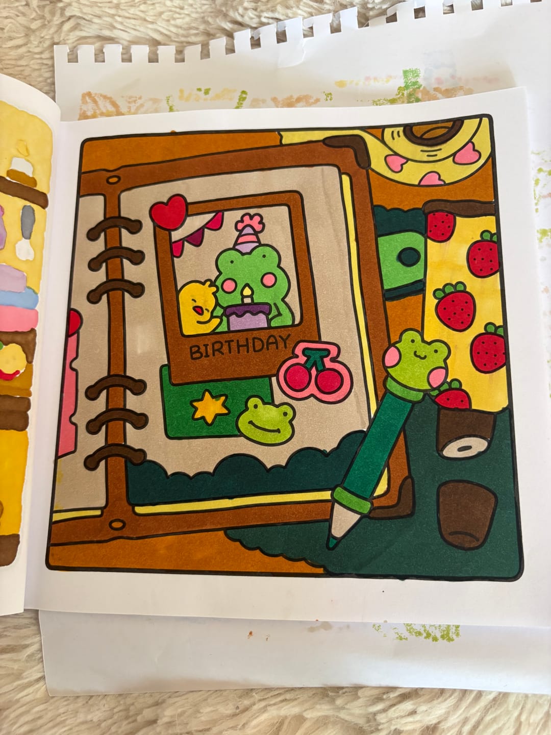 Customer photo review of Ohuhu Honolulu 48 Colors Dual Tips Alcohol Art Markers (New Color Codes)