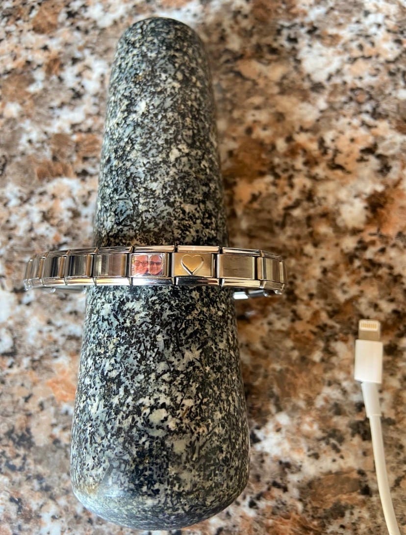 Customer photo review of Italian Charm Bracelet