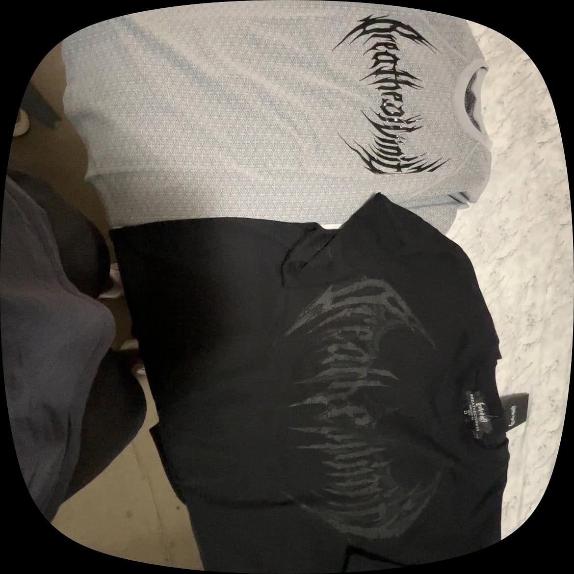 Customer photo review of Arc Knight Oversized T-shirt [DARKNESS]