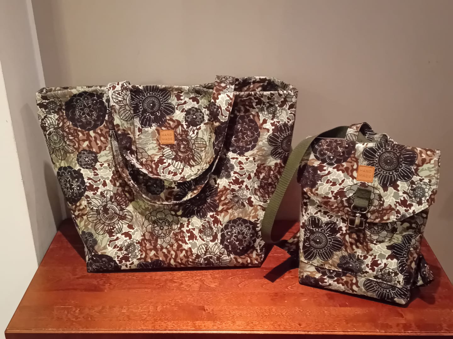 Customer photo review of Maastokuvioillinen Kukikas Paksu Puuvilla - Pala