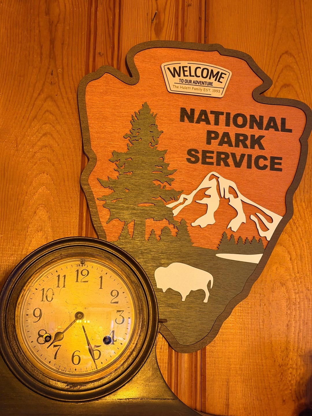 Customer photo review of National Park Service LOGO Sign - Welcome EMBLEM (Bison Design)