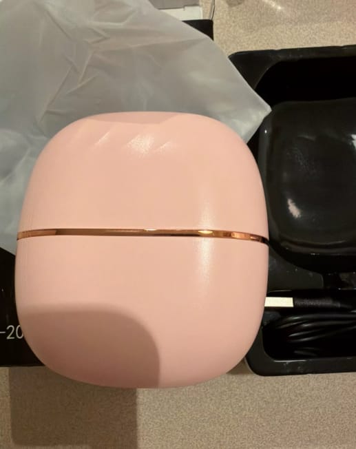Customer photo review of Portable Straightening Brush™