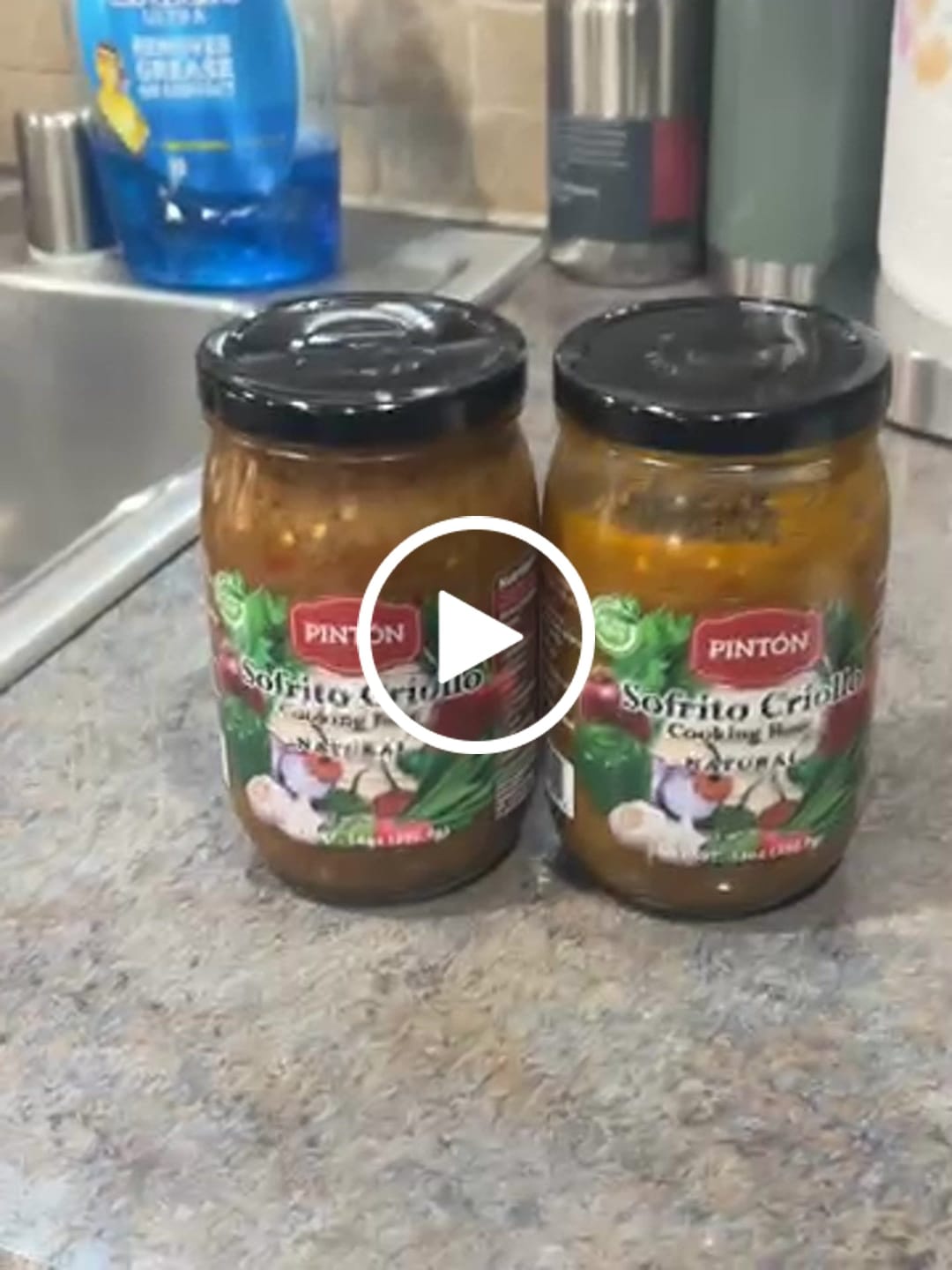 Customer video review of PINTÓN Sofrito Criollo Cooking Base (PACKS) - Authentic Natural Blend with Spicy Lime Garlic & Traditional Caribbean Flavors for Guisos Sopas Arroces