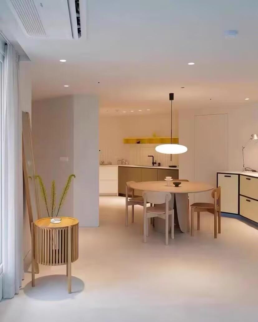 Customer photo review of Opal Disc Pendant Light, Opalescent Shade, Black or White, E26/E27