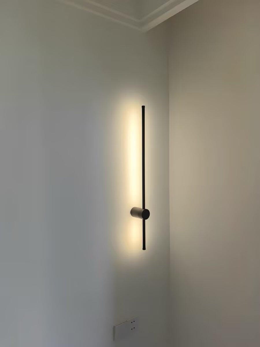 Customer photo review of Wall Light, Linear LED Slim Tube, Black or Copper, Wall or Ceiling Mount