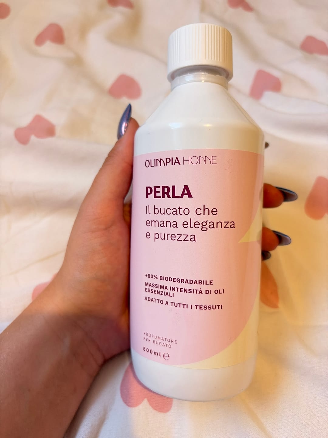 Customer photo review of Perla – Il bucato che emana eleganza e purezza