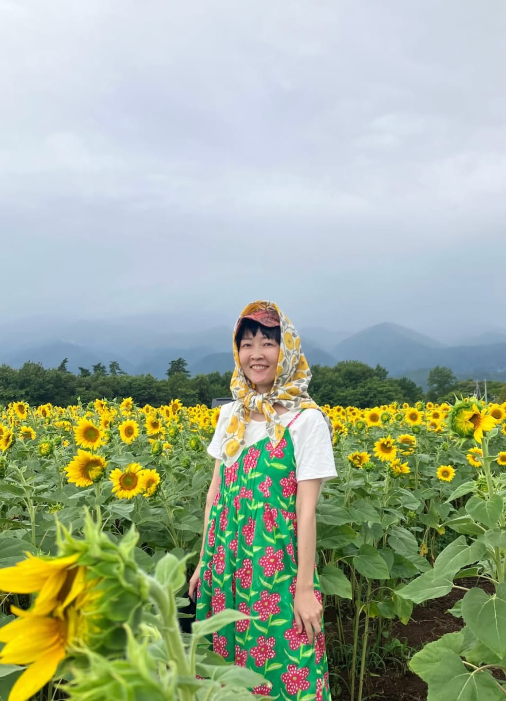 Customer photo review of Poppy Cotton Strappy Dress