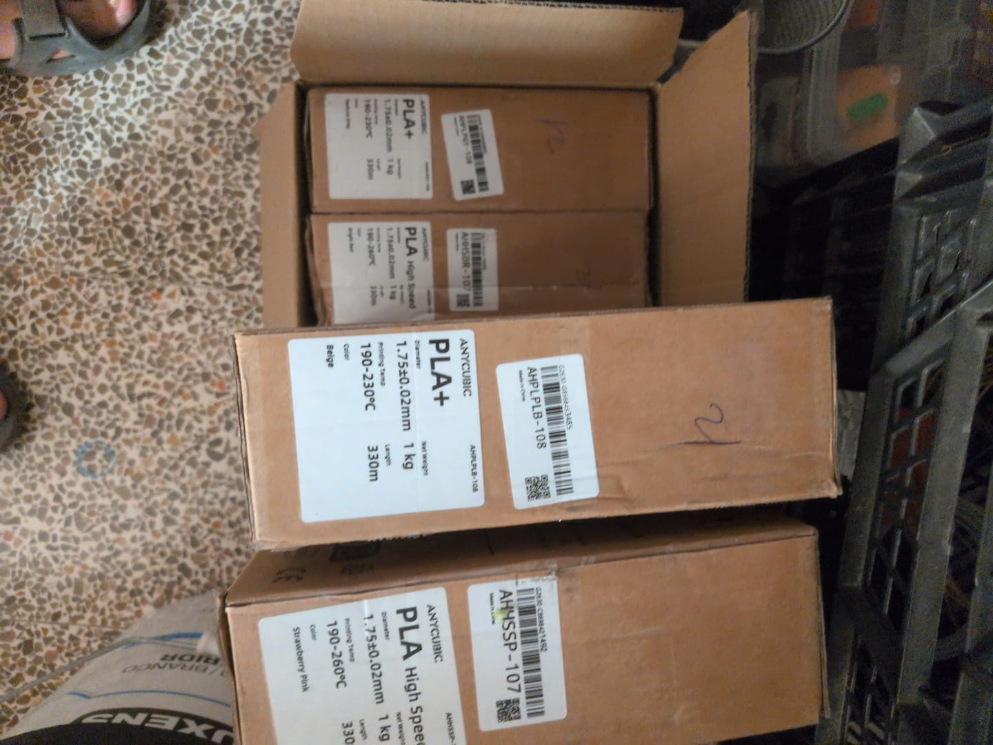 Customer photo review of Caja misteriosa de Filamento & Resina