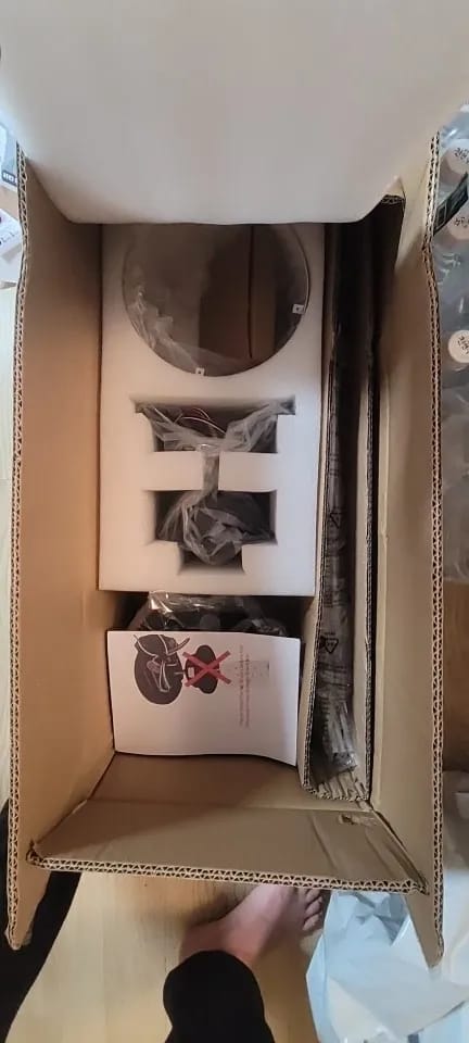 Customer photo review of Low Profile Ceiling Fan – 42/52 Inch, White, Wood, or Black Finish