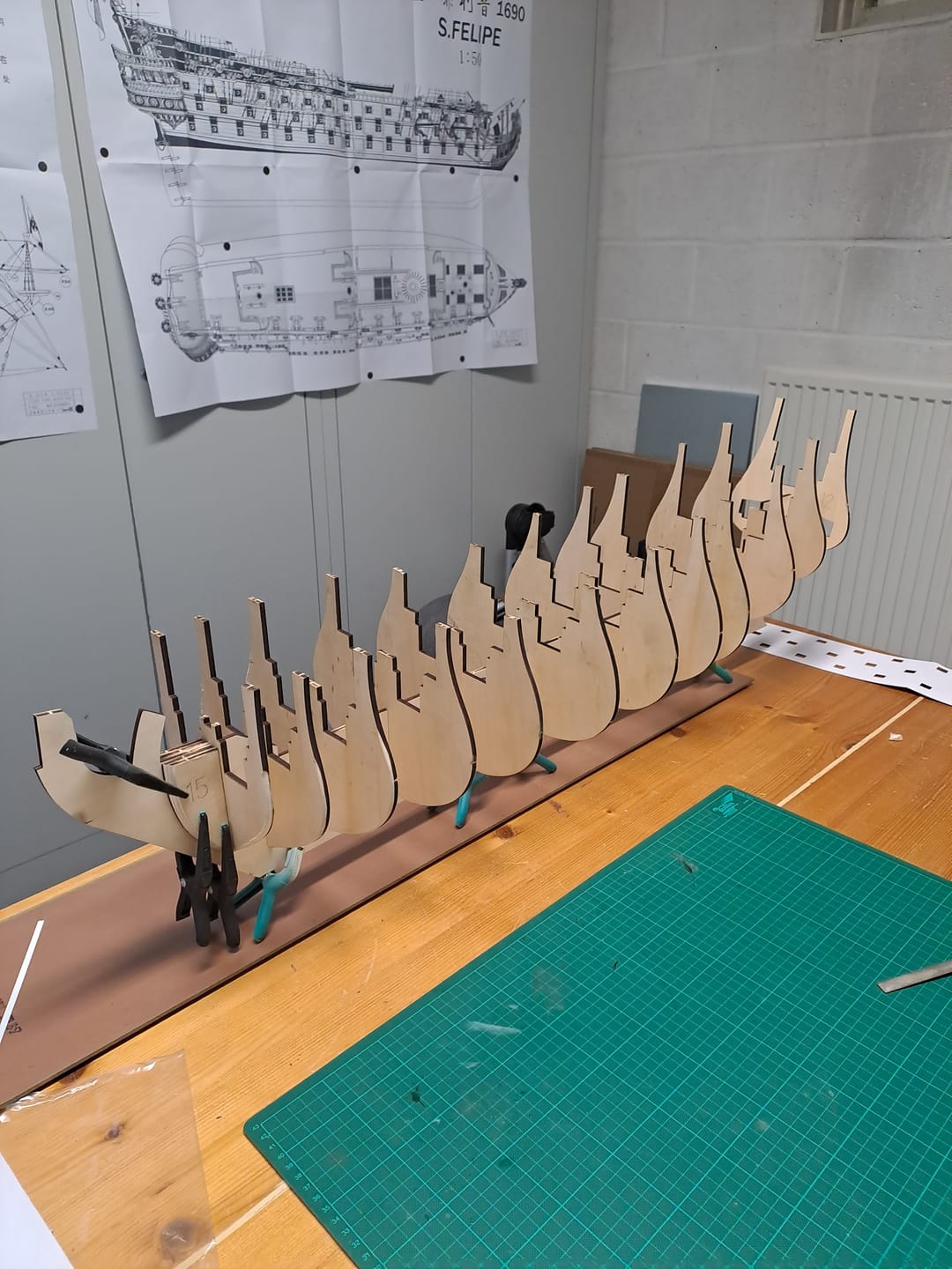 Customer photo review of St. Philip 1:50 3D Wooden Puzzle Sailing Ship Model