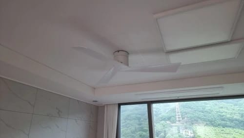 Customer photo review of Retro Ceiling Fan – 42/52 Inch DC Motor with Remote, No Light