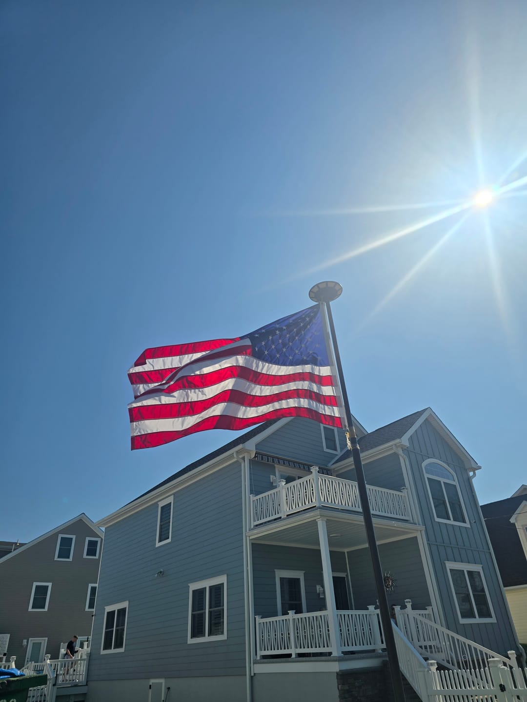 Customer photo review of 4' x 6' American Flag