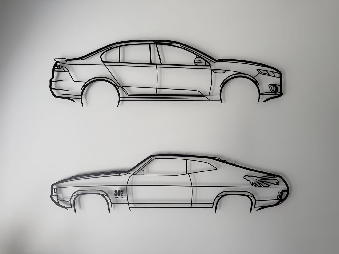 Customer photo review of Custom Car & 4WD Metal Wall Art