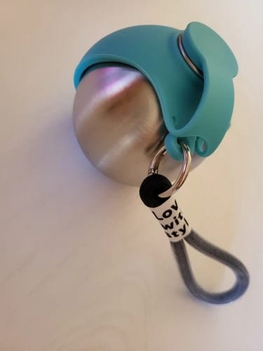 Customer photo review of Nodrip 2-in-1 Portable Dog Water Bottle & Drinking Bowl