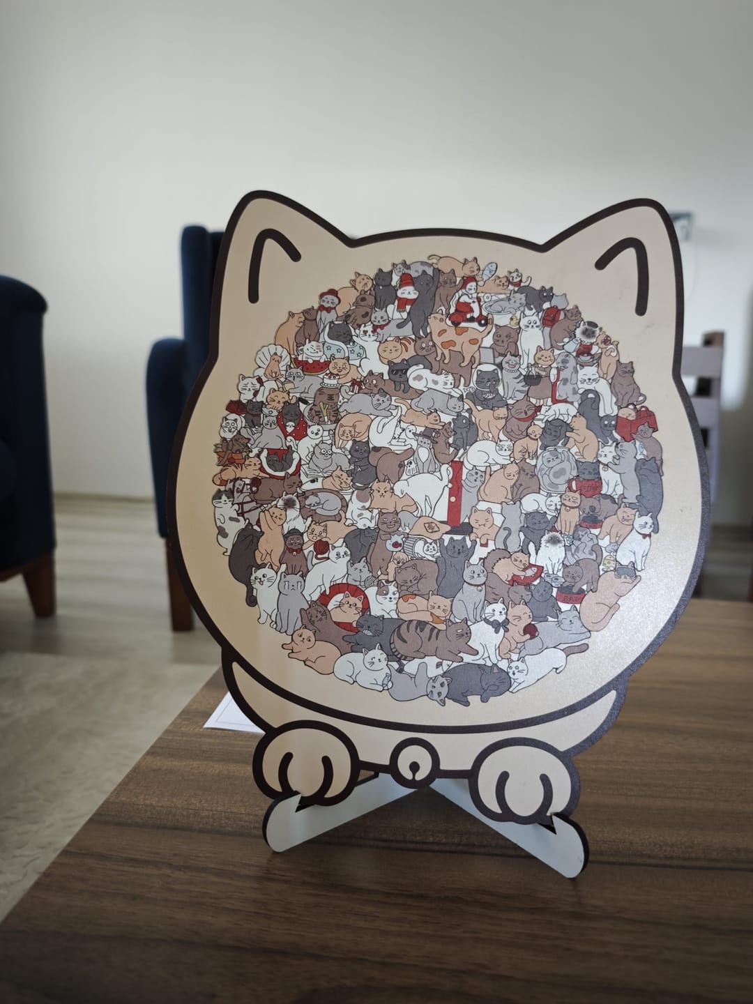 Customer photo review of PuzzPati® Ahşap Kedi Puzzle