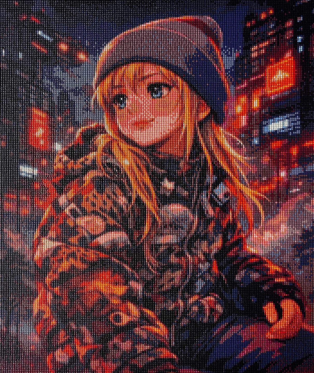 Customer photo review of Eget Foto Diamond Painting