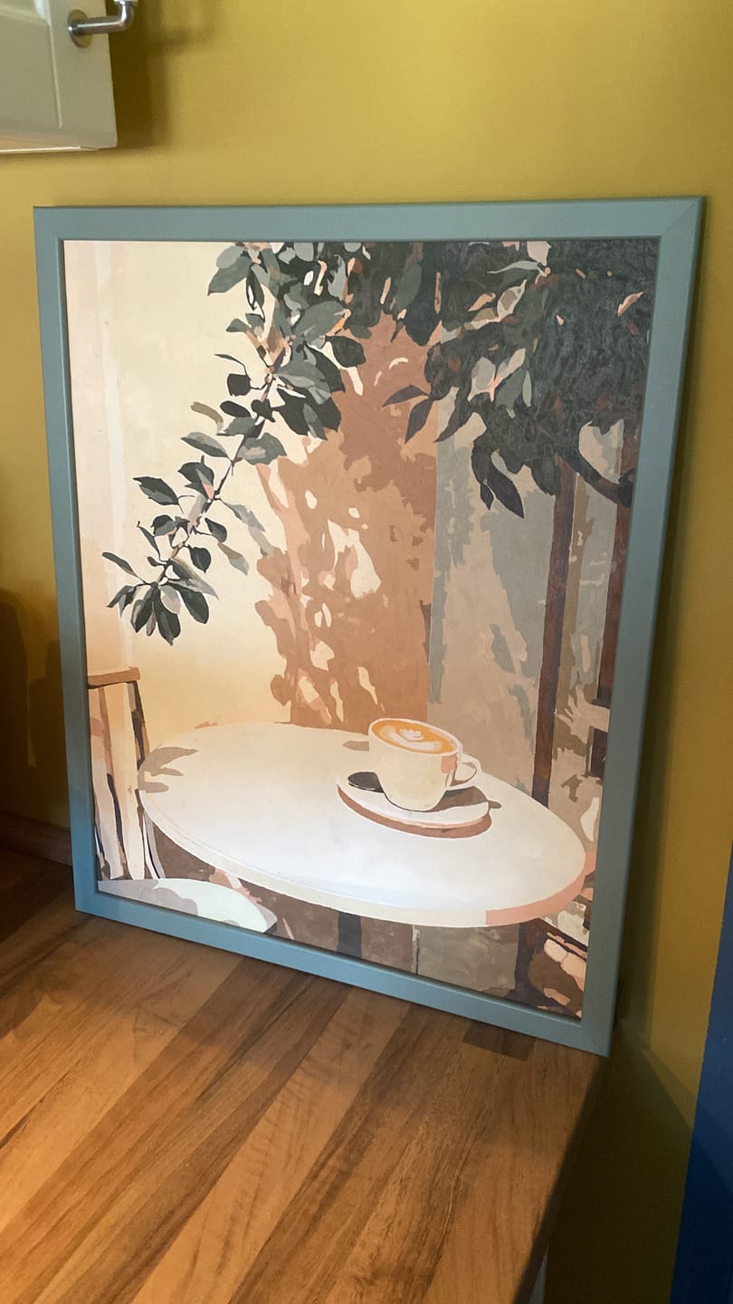 Customer photo review of Malen nach Zahlen - Morgenkaffee