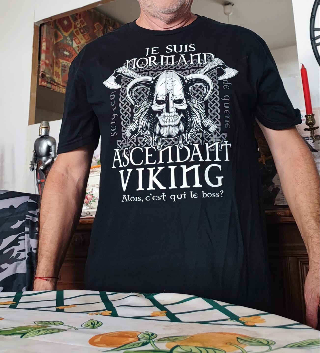 Customer photo review of Tee shirt Viking Normand -  T-Shirt standard
