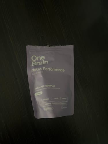 Customer photo review of OneBrain Vitalpilz Gummies