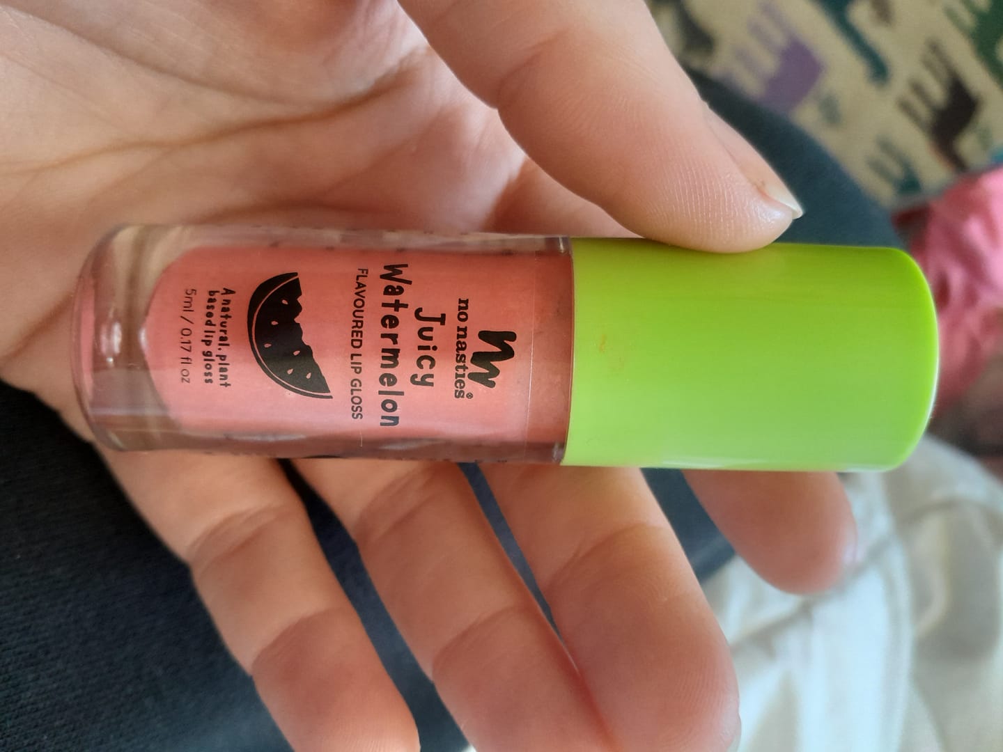 Customer photo review of No Nasties Kids Natural Lip Gloss Wands