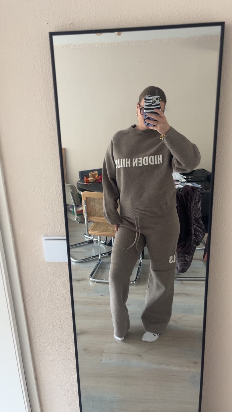 Kundenbewertung mit Foto von STRICKPULLOVER TAUPE